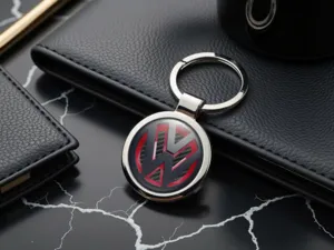 VW Anello Porta Chiavi Lega Elegante Stile Ricercato
